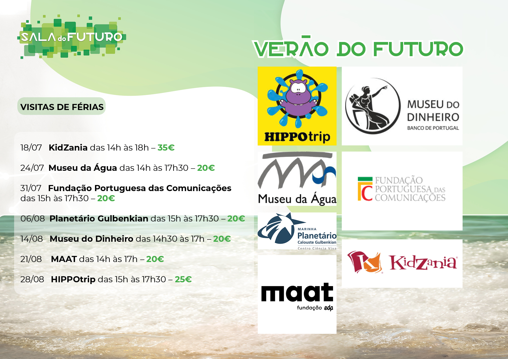 Férias de Verão – visitas