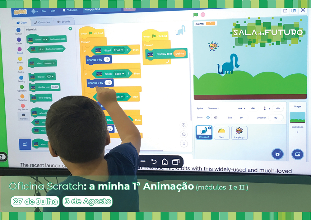 Oficina Scratch – A minha 1ª animação